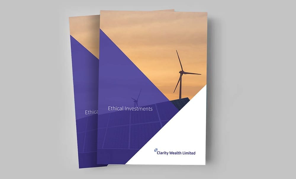 ethical investments brochure cover