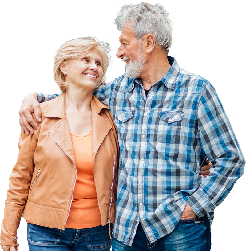 couple in street